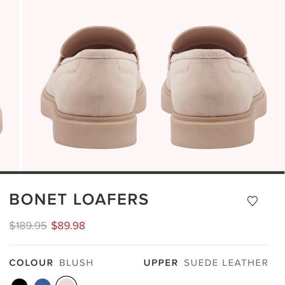 $190 Nine West Top of the line Blush/Tan Suede Leather Loafer. Brand new no box - Picture 4 of 5